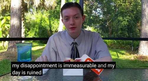 My Disappointment Is Immeasurable — Primary source image of disappointment meme with canonical text overlay