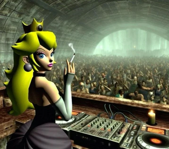 Dj Peaches Princess Peach Techno Rave