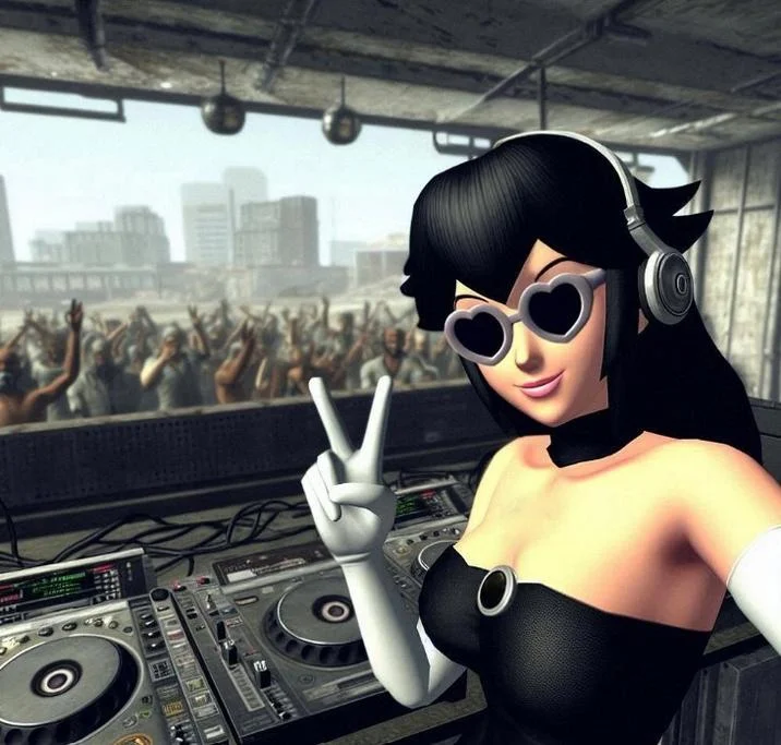 Dj Peaches Princess Peach Techno Rave