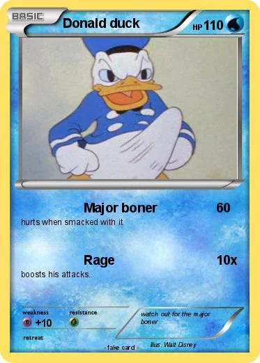 Donald Duck Boner