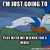 Donald Duck Boner