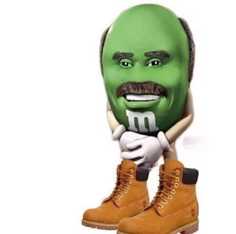 Dr Phil Mm — Professional render of Dr. Phil M&M character against pure white background.