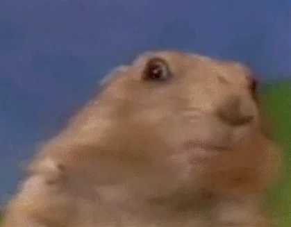 Iconic Dramatic Chipmunk with signature expression - core meme template