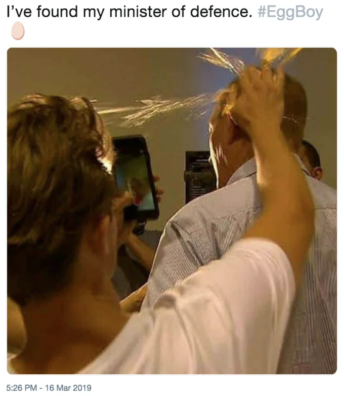 Egg Boy — Text of Senator Fraser Anning's press release about the New Zealand mosque shooting