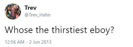 E-Girl / E-Boy — Twitter post asking about thirstiest eboy and e-boy aesthetic