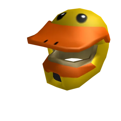 Epik Duck — Roblox yellow duck-themed Halo combat helmet accessory