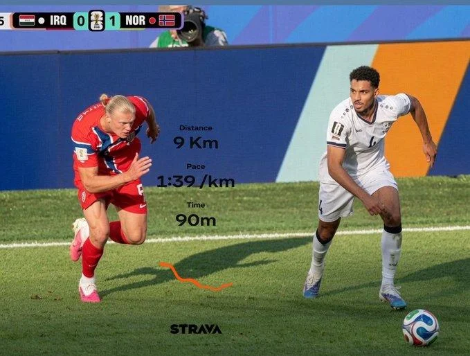 Erling Haaland Running