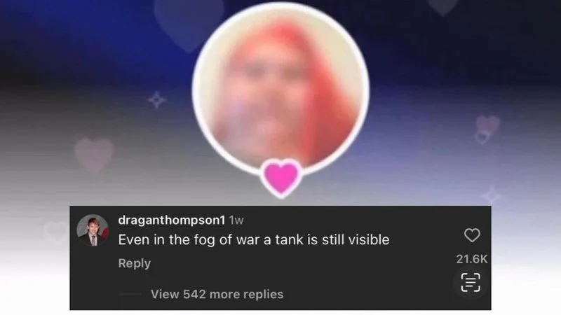 Even In The Fog Of War A Tank Is Still Visible