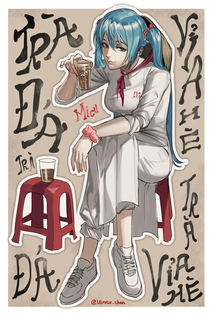 Every Countrys Miku Everything Miku — TRA 帆 Micu []1 DA @lirusu-chan GAT