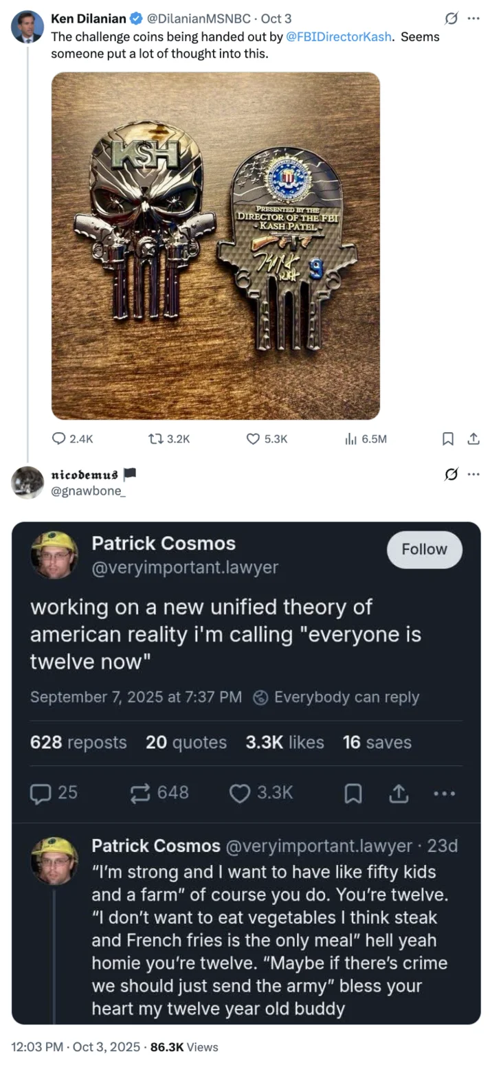 Everyone Is 12 Now Theory Of Course You Do Youre 12 — Early Twitter reactions and quote tweets of the everyone is twelve theory