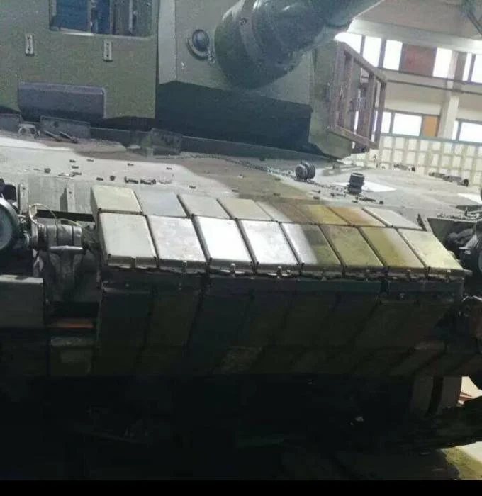 Explosive Reactive Armor Era — Cartoon of a South Korean K1 tank next to a crying helmeted figure with K-1 text repeating