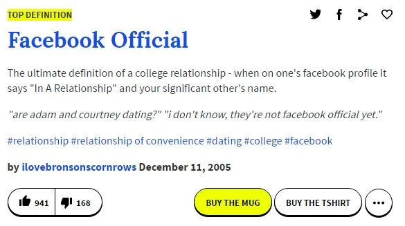 Facebook Official