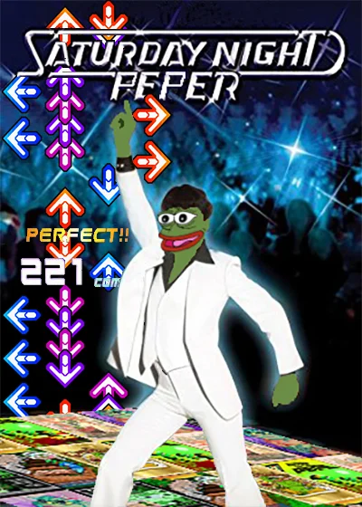 Fake Rares — SATNIGHTPEPE - Series 0 Card 5 by Roger Fliporian