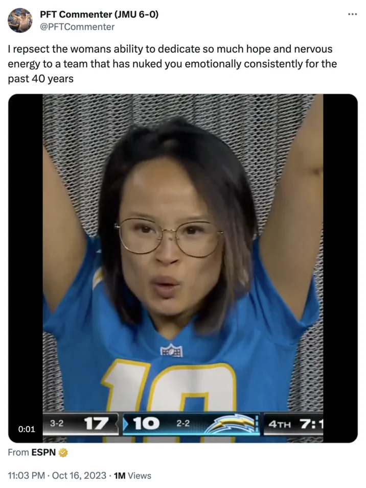 Fan Theory Meme — Tweet respecting fan dedication and emotional connection to team