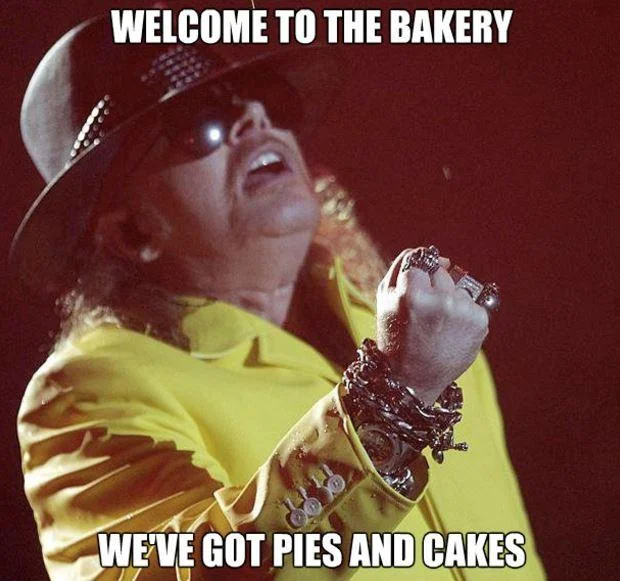 Fat Axl Rose meme with caption Used to Love Her But I Had to Eat Her
