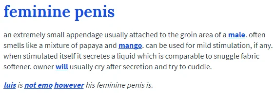 Feminine Penis