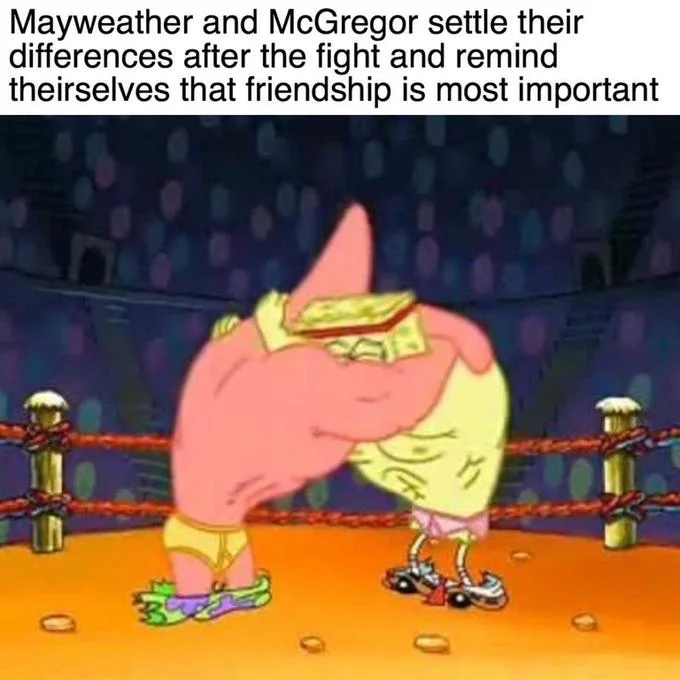 Floyd Mayweather Vs Conor Mcgregor — Mayweather in black masked ring walk outfit joked to look like a video game custom character