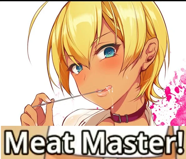 Food Wars Shokugeki No Soma — Food Wars Ikumi Mito Meat Master fan art with blonde anime girl eating meat