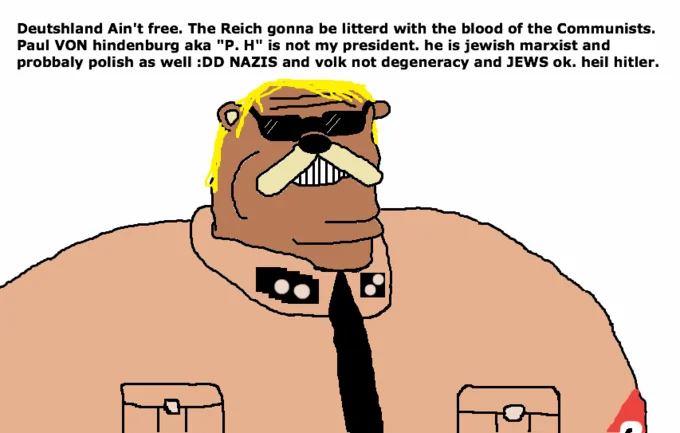 Freedom Ain't Free meme variant depicting a Nazi German soldier with pro-Hitler text