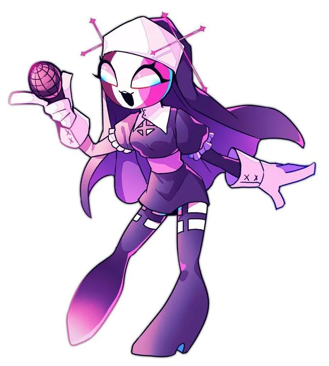 Friday Night Funkin Mods — Sarvente FNF Mid-Fight Masses mod character fan art