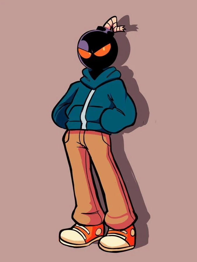 Friday Night Funkin Mods — Whitty character fan art from Friday Night Funkin' mod