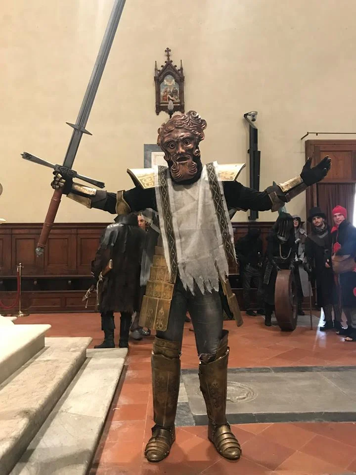 Giantdad — Comic panel joking that a Dark Souls build needs more Claymore