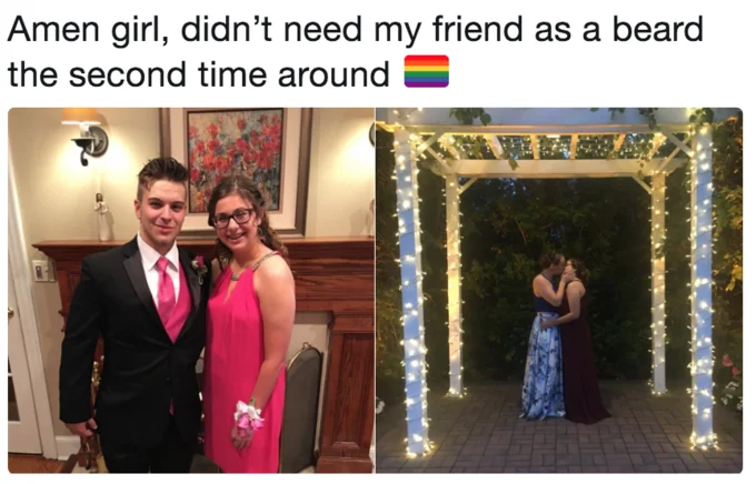 Glow Up — LGBTQ+-themed glow-up before-and-after showing personal transformation and confidence growth