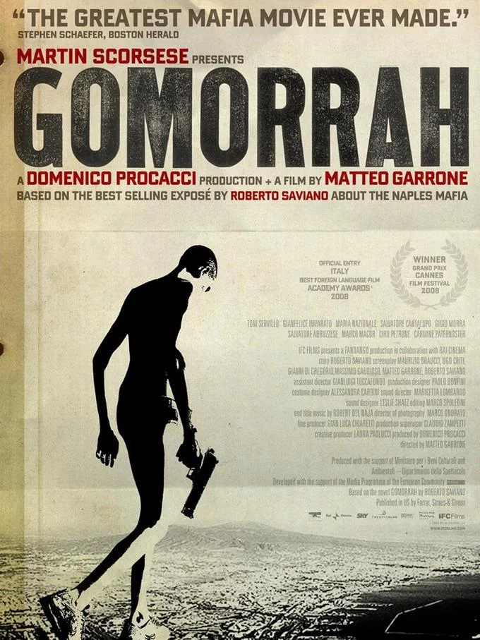 Goncharov — Official 2008 Gomorrah movie poster with silhouette holding a pistol