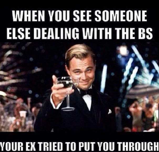Great Gatsby Reaction — Gatsby toasting meme captioned about holding out before turning on the heat for the first time