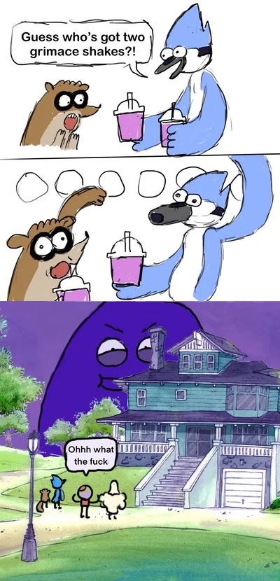 Tim Buckley comic strip from 2026 with office scenes featuring Grimace Shake reference.