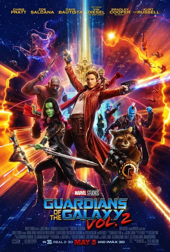 Theatrical poster for Guardians of the Galaxy Vol. 2 2017 film