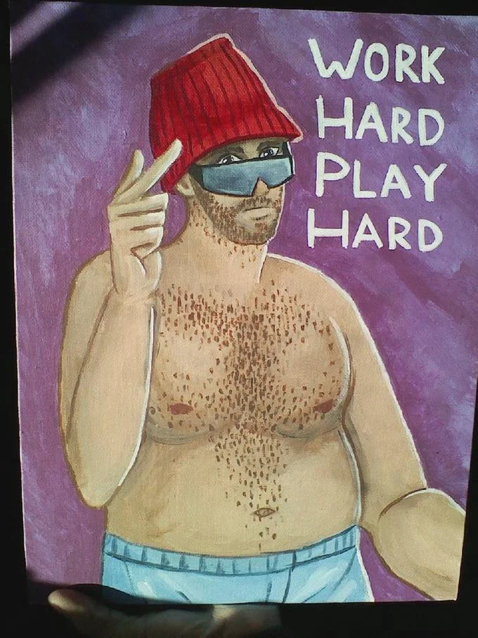 h3h3productions — Pencil sketch fan art of Ethan Klein in a beanie and hoodie