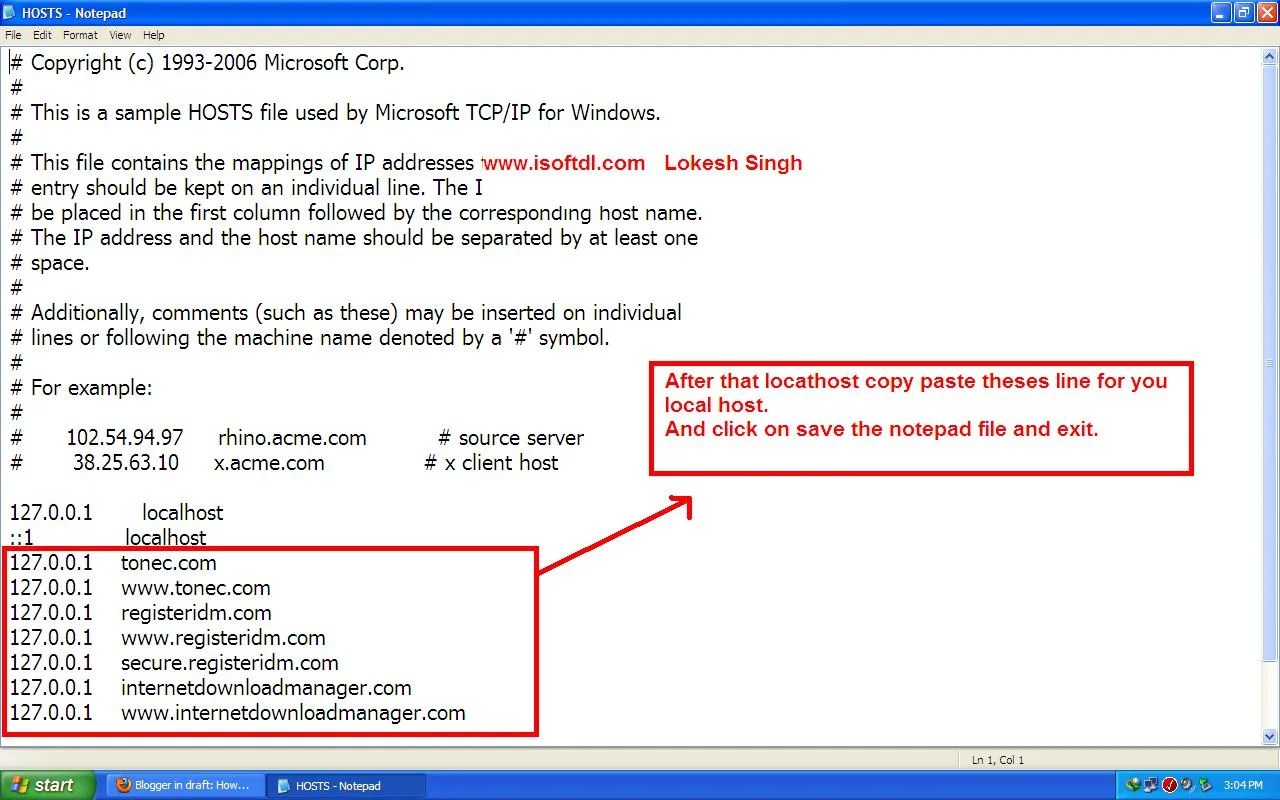 Hack 127.0.0.1 — Bold text graphic reading I HACKED 127.0.0.1