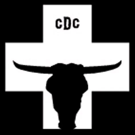 Hacktivism — Cult of the Dead Cow logo with longhorn skull over white cross