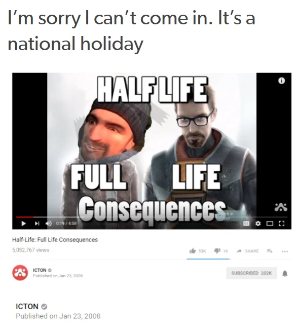 Half-Life: Full Life Consequences — John Freeman holding two grenades with fire in background