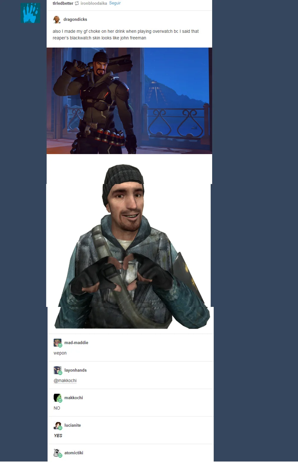 Half-Life: Full Life Consequences — Golden statue fan art of John Freeman labeled Saver of Humens