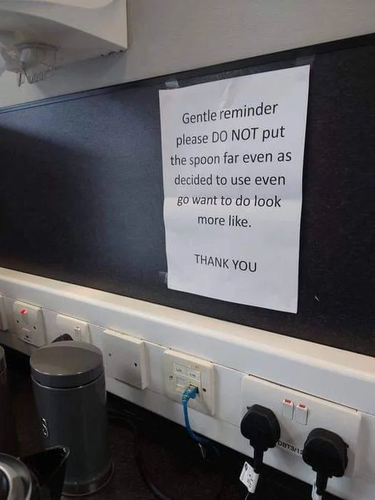 Has Anyone Really Been Far Even as Decided to Use Even Go Want to do Look More L... — Printed office kitchen sign using the has anyone really been far even