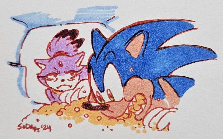 Hedgehog Eating Cat Food
