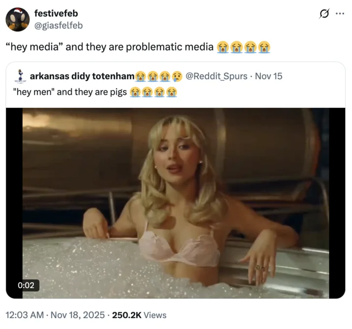 Hey Men And They Are Pigs — A "quote-tweet":https://knowyourmeme.com/memes/quote-retweets-qrts of the original "Hey Men" and They Are Pigs