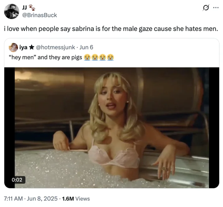 Hey Men And They Are Pigs — A "quote-tweet":https://knowyourmeme.com/memes/quote-retweets-qrts of the original "Hey Men" and They Are Pigs