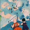 Hide Your Power Level — Anime-style character illustration showing figures in contrasting clothing against blue background suggesting concealed strength.