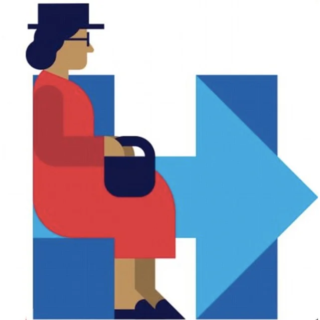 #HillaryNewLogo — Hillary Clinton 'H' logo redesigned as a Rosa Parks tribute illustration