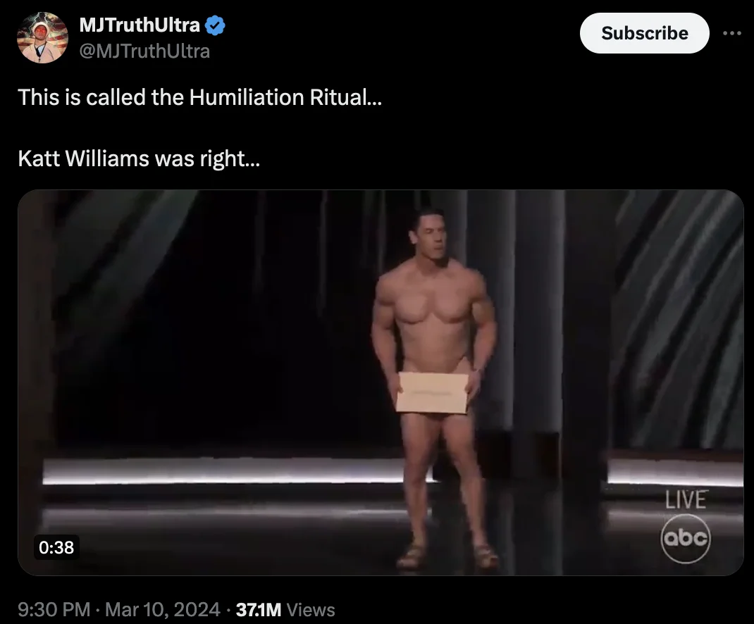 Hollywood Illuminati Humiliation Ritual