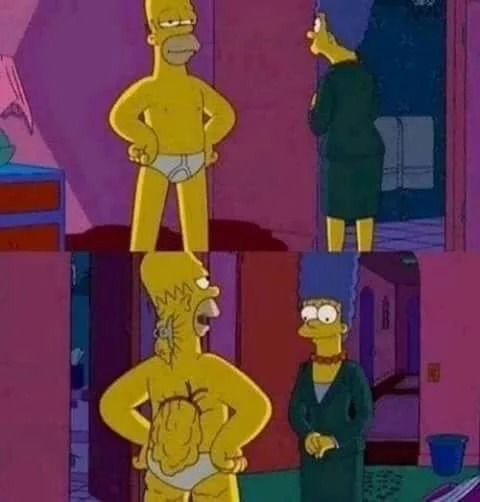 Homer Simpson's Back Fat