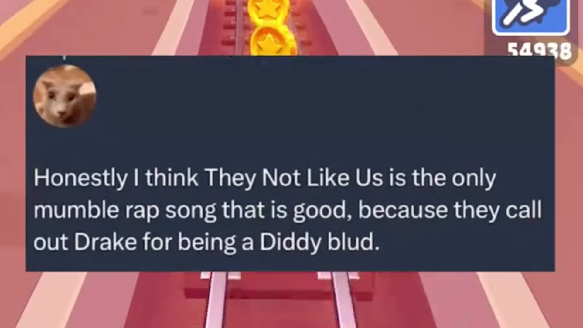 Honestly I Think They Not Like Us Is The Only Mumble Rap Song That Is Good Because They Call Out Drake For Being A Diddy Blud — Subway Surfers gameplay with