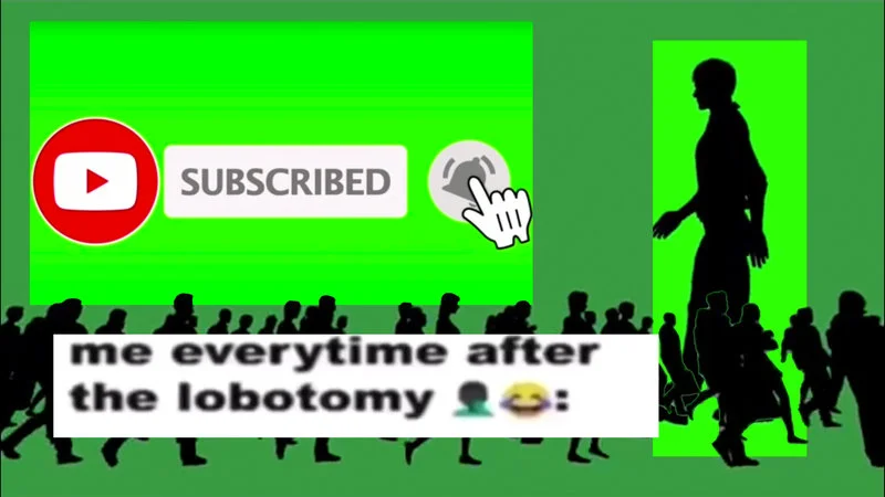 Hood Irony — Lobotomy meme image with dark humor aesthetic