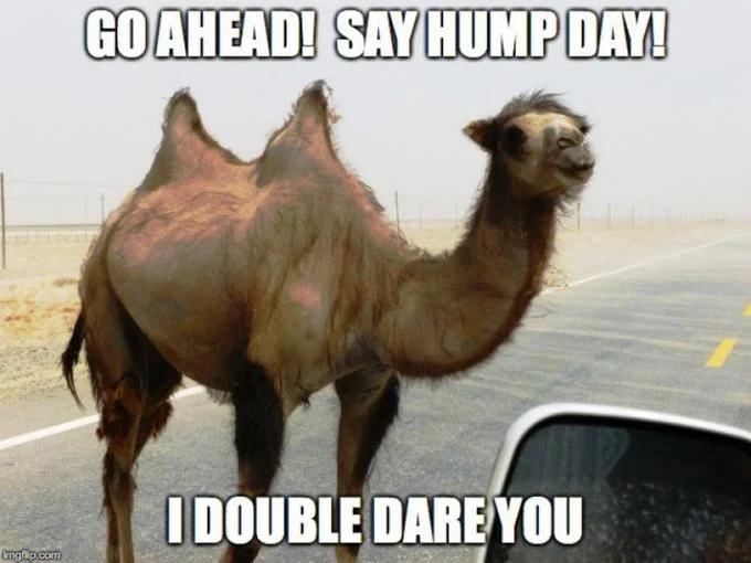 Kaiju monsters recreating the Hump Day camel scene in a comic