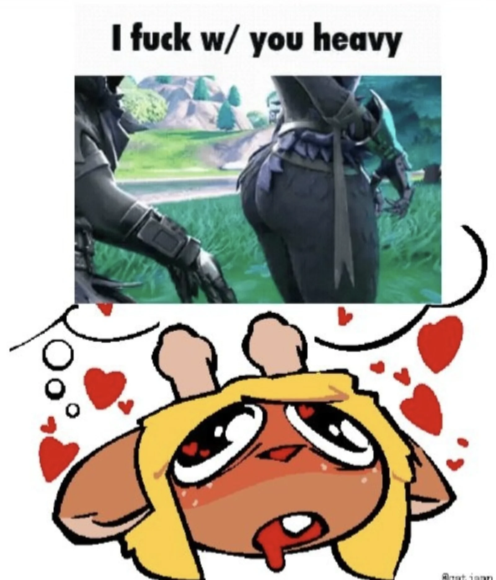 I Fuck W You Heavy Fortnite Gif