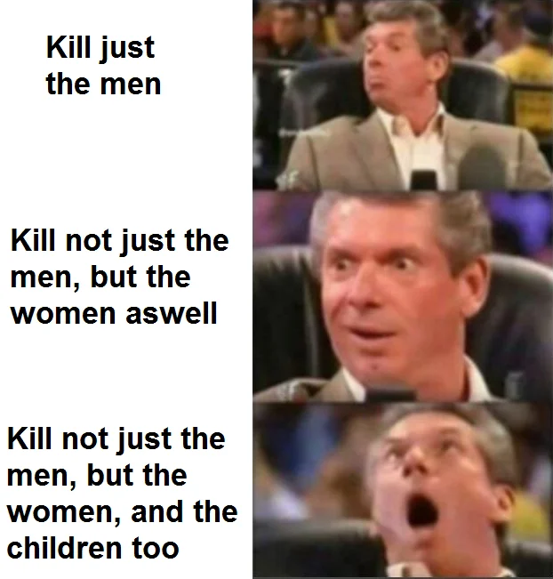 I Killed Them All — Fake form with 'slaughtered not just the men but the women and children too' options and tearful Anakin below
