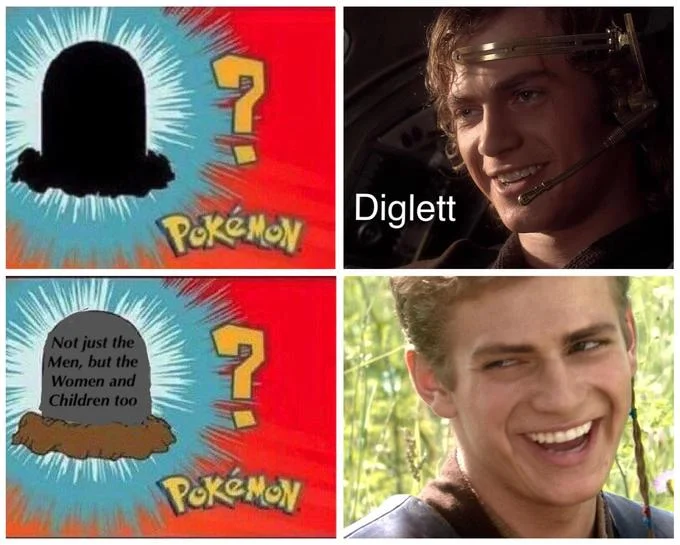 I Killed Them All — Drake-style Anakin meme approving 'not just the Wookiees but the Wookettes and Wooklings too'
